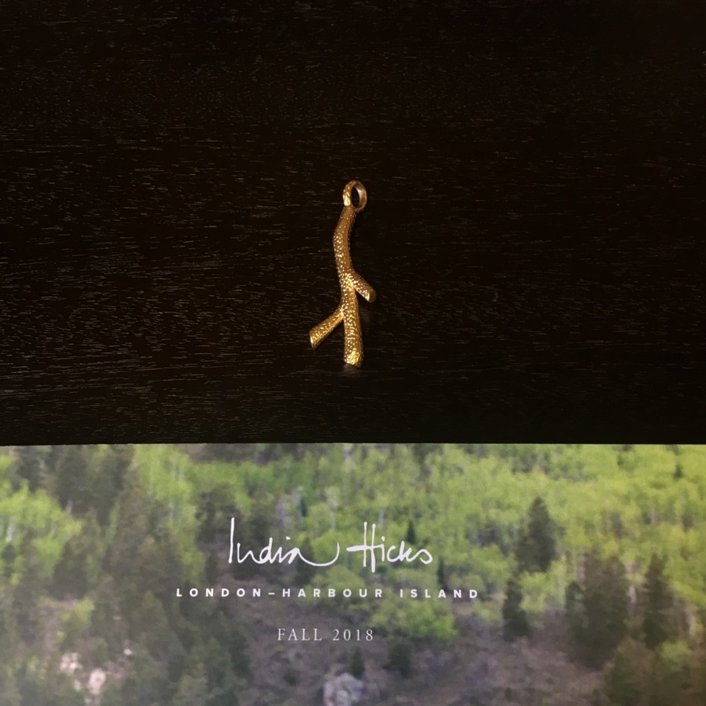 India Hicks Golden Branch Tribal Charm